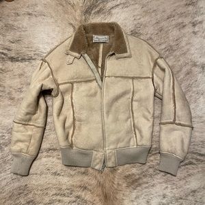 Vintage Suede Winter Coat
